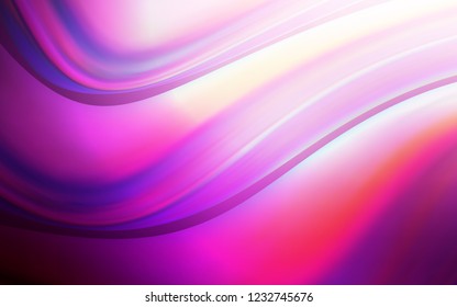 Light Pink vector background with liquid shapes. Colorful illustration in abstract marble style with gradient. A completely new memphis design for your business.