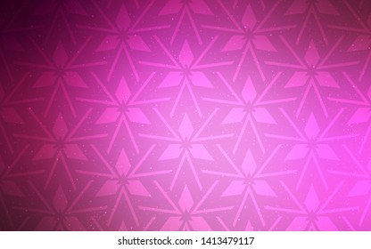 Light Pink vector background with polygonal style. Modern abstract illustration with colorful triangles. Pattern for booklets, leaflets