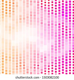 Light Pink vector background in polygonal style. Abstract gradient illustration with colorful rectangles. Modern template for your landing page.
