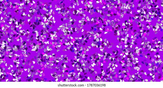 Light pink vector background with random forms. Illustration with colorful shapes in abstract style. Modern design for your ads.