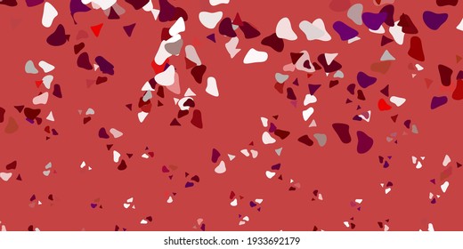 Light pink vector background with random forms. Modern abstract illustration with gradient random forms. Smart design for your business.