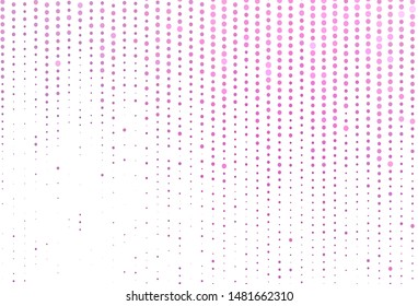 Light Pink vector background with spots. Glitter abstract illustration with blurred drops of rain. Design for your business advert.