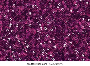 Light Pink vector background with spots. Beautiful colored illustration with blurred circles in nature style. Pattern for textures of wallpapers.