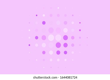 Light Pink vector background with spots. Glitter abstract illustration with blurred drops of rain. New template for your brand book.