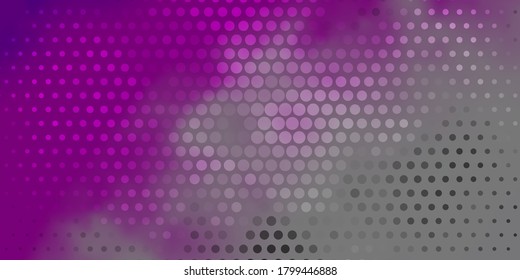 Light Pink vector background with spots. Modern abstract illustration with colorful circle shapes. Pattern for websites.