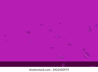 Light Pink vector background with spots. Abstract illustration with colored bubbles in nature style. Pattern for futuristic ad, booklets.