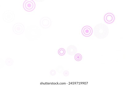 Light Pink vector background with spots. Abstract illustration with colored bubbles in nature style. Pattern for beautiful websites.
