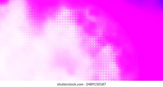 Light Pink vector background with spots. Colorful illustration with gradient dots in nature style. New template for a brand book.