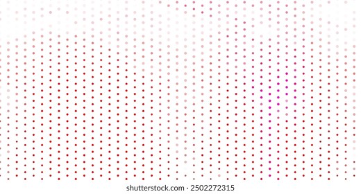 Light pink vector background with spots. Colorful illustration with gradient dots in nature style. Pattern for booklets, leaflets.