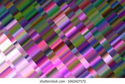 Light Pink vector background with straight lines. Lines on blurred abstract background with gradient. Smart design for your business advert.
