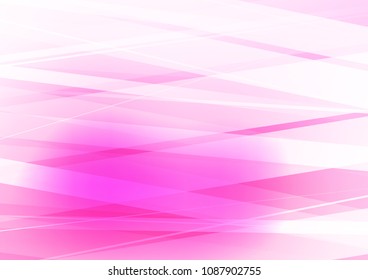 Light Pink vector background with straight lines. Blurred decorative design in simple style with lines. The template can be used as a background.