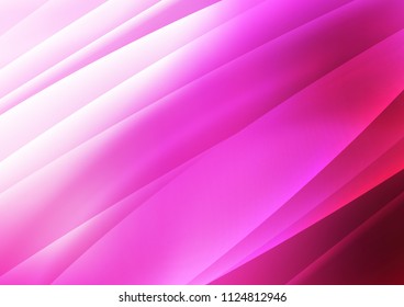 Light Pink vector background with straight lines. Decorative shining illustration with lines on abstract template. The pattern can be used for websites.