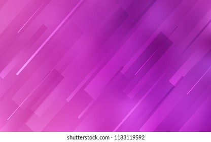 Light Pink vector background with straight lines. Decorative shining illustration with lines on abstract template. Best design for your ad, poster, banner.