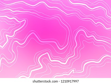 Light Pink vector background with straight lines. Modern geometrical abstract illustration with staves. Smart design for your business advert.
