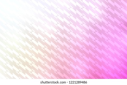 Light Pink vector background with straight lines. Shining colored illustration with sharp stripes. Pattern for ad, booklets, leaflets.