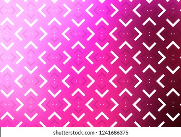Light Pink vector background with straight lines. Lines on blurred abstract background with gradient. The pattern can be used as ads, poster, banner for commercial.