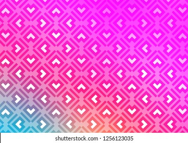Light Pink vector background with straight lines. Blurred decorative design in simple style with lines. Pattern for business booklets, leaflets.