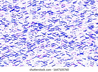 Light Pink vector background with straight lines. Colorful shining illustration with lines on abstract template. Template for your beautiful backgrounds.