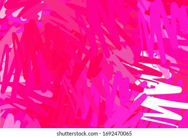 Light Pink vector background with straight lines. Modern geometrical abstract illustration with Lines. Best design for your ad, poster, banner.