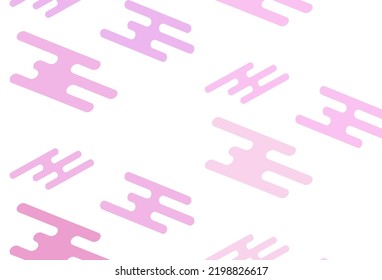 Light Pink vector background with straight lines. Glitter abstract illustration with colored sticks. Pattern for websites, landing pages.