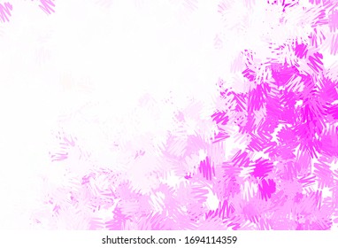 Light Pink vector background with stright stripes. Lines on blurred abstract background with gradient. Pattern for ads, posters, banners.