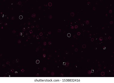 Light Pink vector background with tasty food. Abstract background with colorful Fast Food illustrations. Pattern for ad, booklets, leaflets of restaurants.
