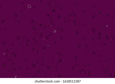 Light Pink vector background with tasty food. Illustration with set of fresh food in doodle style. Pattern for ad, booklets, leaflets of restaurants.