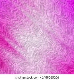 Light Pink vector background with wry lines. Illustration in abstract style with gradient curved.  Best design for your posters, banners.