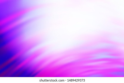 Light Pink vector background with wry lines. An elegant bright illustration with gradient. A completely new template for your design.