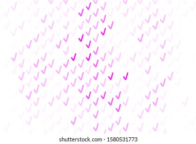 Light Pink vector background with wry lines. Brand new colorful illustration in simple style. A completely new template for your design.