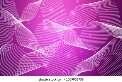 Light Pink vector background with xmas confetti. Blurred decorative design in anniversary style with confetti. Beautiful design for your business advert of anniversary.