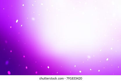 Light Pink vector background with xmas snowflakes. Modern geometrical abstract illustration with crystals of ice. New year design for your ad, poster, banner.