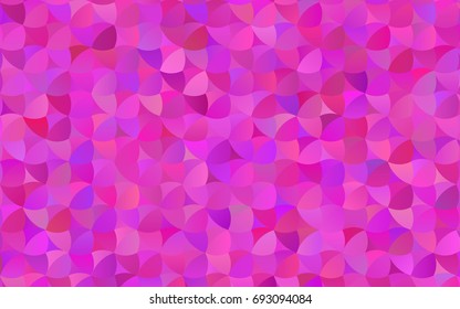 Light Pink vector banner with circles, spheres. Abstract spots. Background of Art bubbles in halftone style with colored gradient.