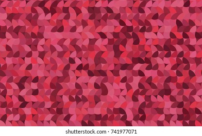 Light Pink vector banner with circles, spheres. Abstract spots. Background of Art bubbles in halftone style with colored gradient.