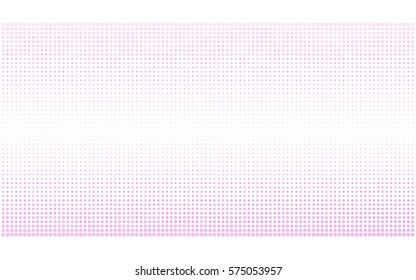 Light Pink vector banner set of circles, spheres. Donuts Background. Creative Design Templates. Technology halftone illustration.
