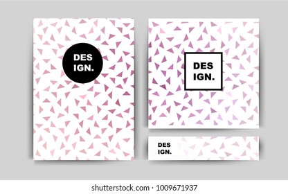 Light Pink vector banner for websites. Booklet with textbox on colorful abstract background. Pattern for beautiful business cards, folders.