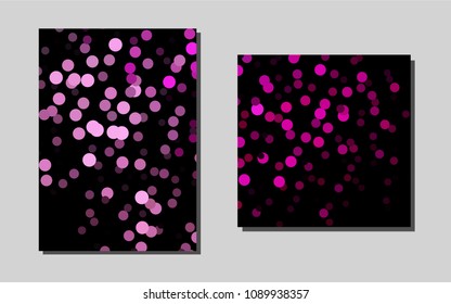 Light Pink vector banner for websites. Blurred decorative design in abstract style with textbox. Completely new template for your brand book.
