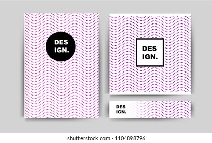 Light Pink vector banner for websites. Abstract booklet on colored background with gradient. Pattern for ads, leaflets, labels of your business.