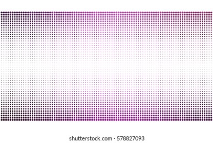 Light Pink vector banners set of circles, spheres. Abstract spots. Art Background of bubbles in halftone style with colored gradient.