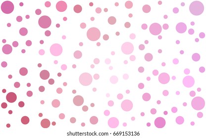 Light Pink vector banners set of circles, spheres. Abstract spots. Art Background of bubbles in halftone style with colored gradient.