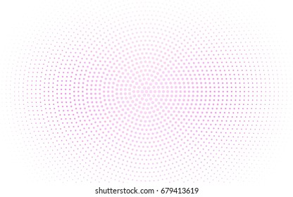 Light Pink vector banners set of circles, spheres. Abstract spots. Art Background of bubbles in halftone style with colored gradient.