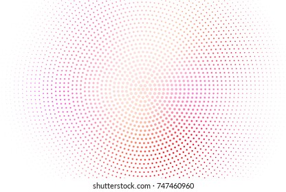 Light Pink vector banners set of circles, spheres. Abstract spots. Art Background of bubbles in halftone style with colored gradient.