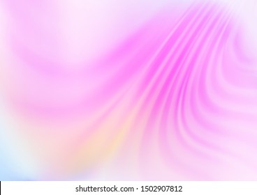 Light Pink vector blur pattern. Colorful illustration in blurry style with gradient. The template for backgrounds of cell phones.