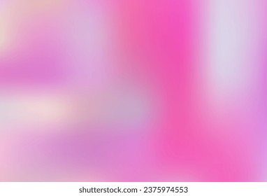 Light Pink vector blurred background. Colorful abstract illustration with gradient. Sample for your creative designs.