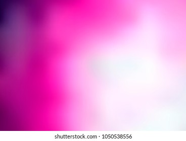 Light Pink vector blurred bright pattern. Creative illustration in halftone style with gradient. The best blurred design for your business.