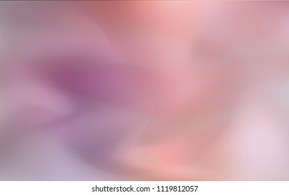 Light Pink vector blurred bright texture. Modern geometrical abstract illustration with gradient. A completely new design for your business.