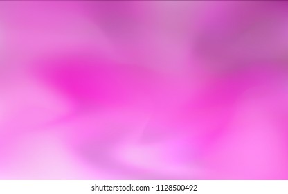 Light Pink vector blurred bright pattern. An elegant bright illustration with gradient. The textured pattern can be used for background.