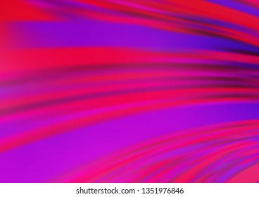 Light Pink vector blurred bright template. Glitter abstract illustration with an elegant design. The best blurred design for your business.