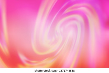 Light Pink vector blurred bright template. Colorful illustration in abstract style with gradient. Smart design for your work.