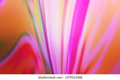 Light Pink vector blurred bright texture. Glitter abstract illustration with gradient design. Smart design for your work.